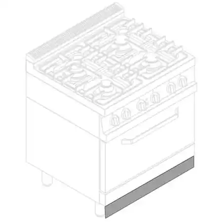 Plinthe Inox Modulaire - V40ZF - Virtus Dernière Chance