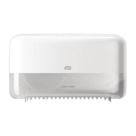 Distributeur Papier Toilette Double sans Mandrin - &Eacute;conomique & &Eacute;l&eacute;gant - CT047 - Tork Achetez Aujourd’hui