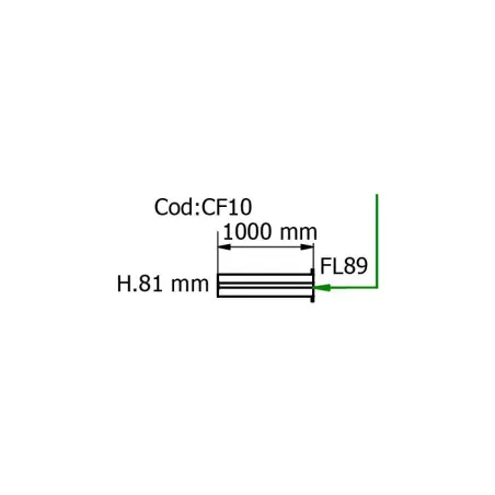 Livraison Express Caniveau de Drainage en Inox 1000mm - CF10 - Linum