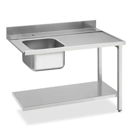 Table d&rsquo;entr&eacute;e en 1200 mm, c&ocirc;t&eacute; droit - SMEG - WT51200SR Nouvelle Collection