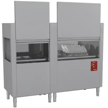 Certifié Lave-vaisselle &agrave; traction de paniers 200Pan/H - Diamond D160E/7-DX - Diamond