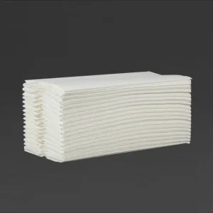 Essuie-mains 1 pli pliage en Z vert 250 feuilles Jantex (lot de 12) Acheter En Ligne