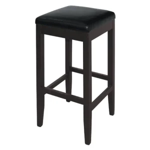 Tabourets de bar haut en simili cuir Bolero - x2 Pas Cher