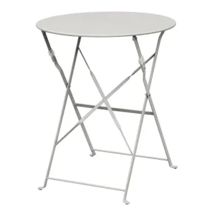 Bon Plan Table de terrasse en acier Bolero