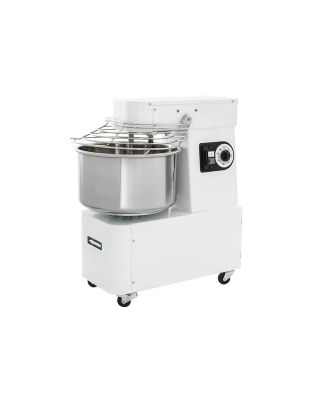 Pétrin à spirale pizza et pain - Tête fixe + Cuve non amovible - 48L | Prismafood - IB50_ Prix Promo