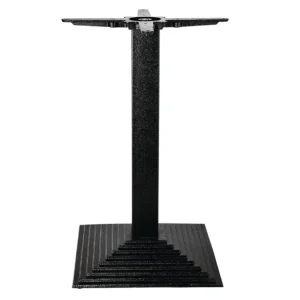 Pied de table carré effet escalier en fonte | Bolero - CE153 Meilleur Choix