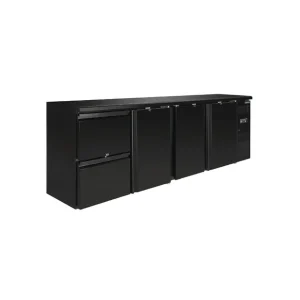 Arrière-bar avec 3 portes et 2 tiroirs série U - 698 litres | Polar - GL188 Satisfait Ou Remboursé