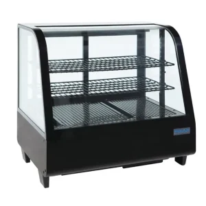 Vitrine réfrigérée positive de comptoir 100L Série C noire | Polar - CU636 Meilleur Prix