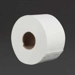 Retour Gratuit Rouleaux de papier toilette 2 plis mini Jumbo 150m (lot de 12) | Jantex - DL918