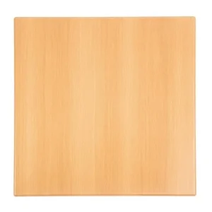 Plateau de table carré effet hêtre 600mm | Bolero - GG634 Meilleur Prix