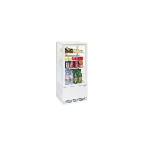 Artisanat Mini vitrine réfrigérée positive 78 L Blanche | Casselin - CVR78LB