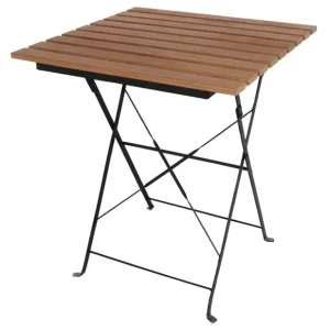 Table bistro carrée en imitation bois 600mm | Bolero - GJ765 Commander Vite
