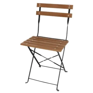 Chaises bistro en imitation bois | Bolero - GJ766 Original