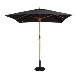 Parasol carré 2,5m noir | Bolero - GH990 Top Qualité