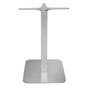 Pied de table carré en acier inoxydable | Bolero - GK993 Top Vente
