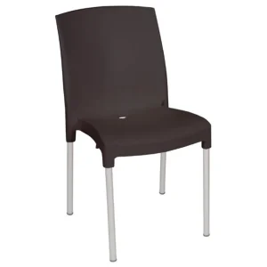 Offre Spéciale Chaises bistro empilables noires | Bolero - GJ976