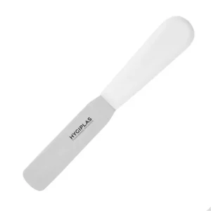 Couteau spatule droit blanc 100mm | Hygiplas - C538 Exclusif