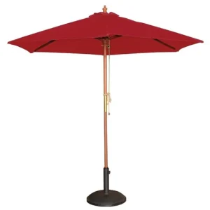 Nouvel Arrivage Parasol rond 3m rouge | Bolero - GL305