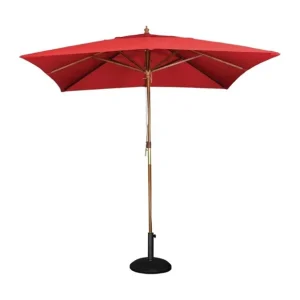 Parasol carré 2,5m rouge | Bolero - GL306 Offre Limitée