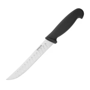 Couteau d'office alvéolé noir 125mm | Hygiplas - C420 Super Prix