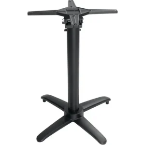 Pied de table basculant en aluminium noir | Bolero - GP773 Quantité Limitée