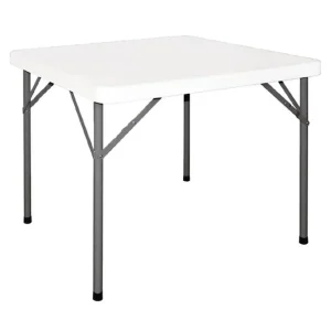 Table carrée pliante en PE 86cm | Bolero - Y807 Paiement Sécurisé