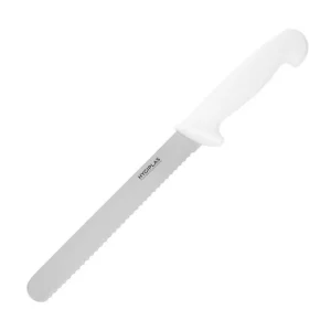 Couteau à pain blanc 205mm | Hygiplas - C882 Meilleure Qualité