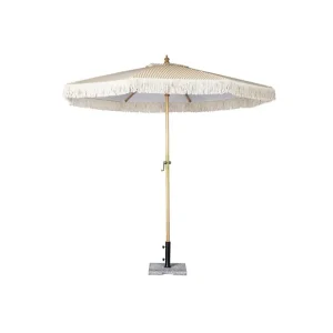 Soldes Parasol rond à rayures Bolero Sicile 2,5m