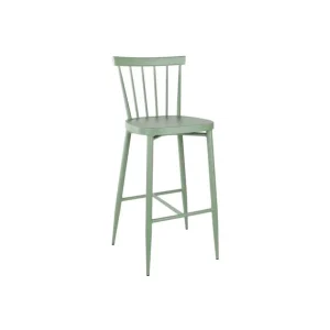 Tabourets hauts en aluminium Windsor verts (lot de 2) | Bolero - DX689 Meilleur Prix