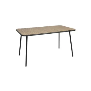 Prix Choc Table rectangulaire effet bois Santorini 1400mm | Bolero - FU536