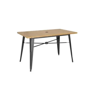 Meilleure Vente Table d'extérieur 120x76x75cm bois clair | Bolero - FT954