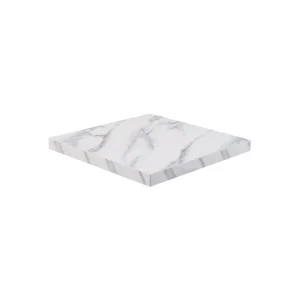 Plateau de table carré pré-percé effet marbre 700 mm | Bolero - DT446 Acheter En Ligne