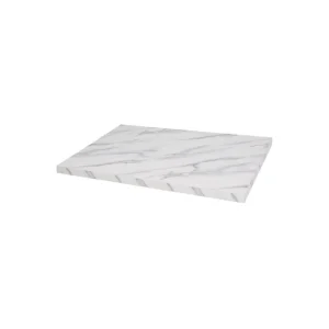 Commander Maintenant Plateau de table rectangulaire pré-percé effet marbre 1100 x 700 mm | Bolero - DT447