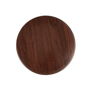 Plateau de table rond marron foncé 800mm | Bolero - GL974 Nouvelle Collection