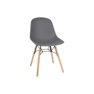 Chaises Bolero Arlo gris foncé (lot de 2) | Fameg - FB815 Solde