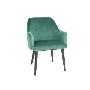 Authentique Chaises en velours Lia vertes (lot de 2) | Bolero - FX070