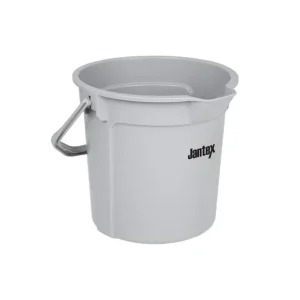 Seau gradué Jantex gris avec bec verseur 14 litres Vente Directe