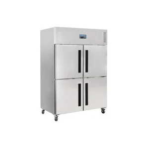 Achat Immédiat Armoire réfrigérée négative double Inox GN 2/1 - 4 portillons - Série G - 1200L | Polar - CW196