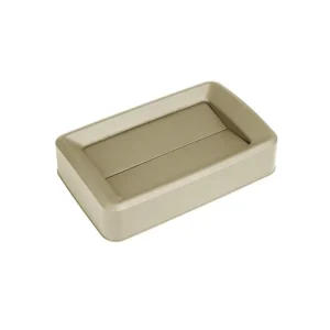 Gros Lot Couvercle beige pour poubelles Slim 60/80L | Jantex - DX967