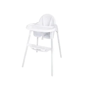 Chaise haute bébé Bolero blanc brillant Gros Lot