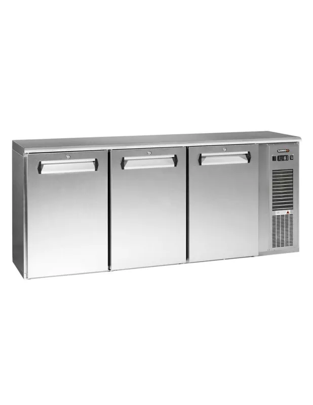 Arrière-bar 3 portes pleines 537L | Gamko - E3/222MUCS Bon Plan