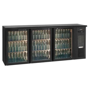 Arrière-bar 3 portes vitrées 537L | Gamko - E3/222GMU Dernier Modèle