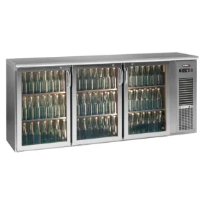 Usine Directe Arrière-bar 3 portes vitrées 537L | Gamko - E3/222GMUCS