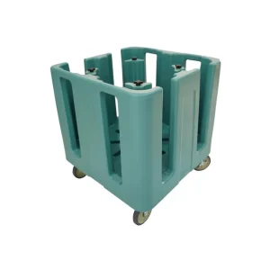 Prix Promo Chariot à vaisselle réglable compact bleu ardoise | Cambro - FU683