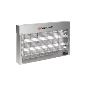 Désinsectiseur LED en inox brossé Eazyzap 14W Expédition Rapide