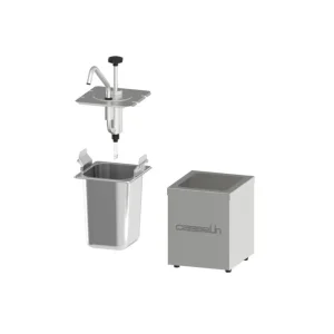 Pompe à sauce bac GN 1/6 2,5 L | Casselin - CPSN1 Offre Exclusive
