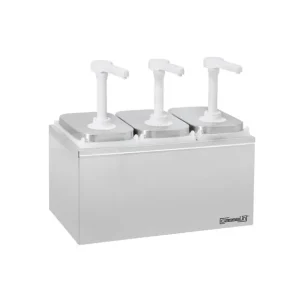 Pompe à sauce triple 3 x 2 L | Casselin - CPSN32L Livraison Gratuite