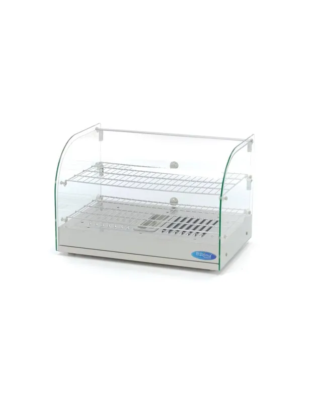 Artisanat Vitrine chaude - 45 L - 55 cm - 2 étagères | Maxima - 09400775