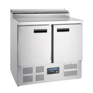 Comptoir de préparation réfrigéré pizzas salades 254L Série G | Polar - G604 Premium