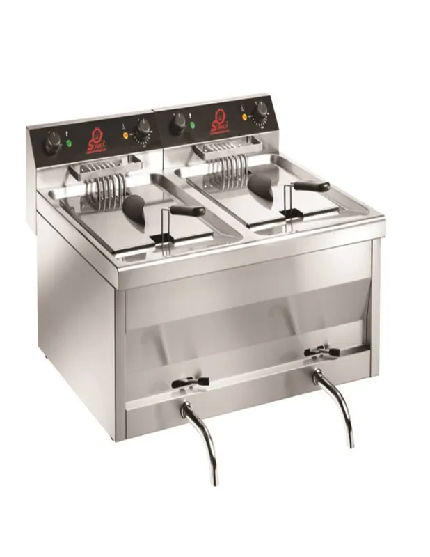 Meilleur Choix Friteuse électrique à poser 2 bacs - 12 + 12 litres | Sofraca - 92214
